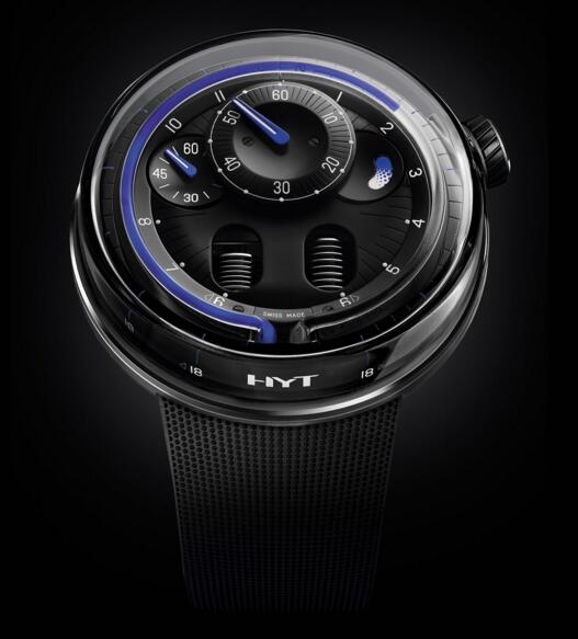 Buy Fake HYT H0 Blue Night 048-DL-93-BF-RU watch